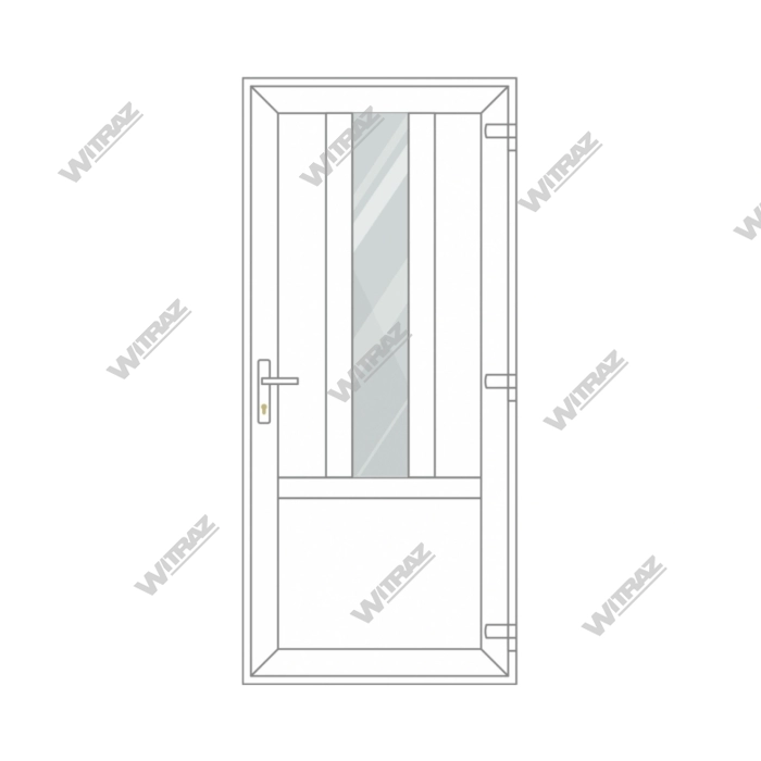 Entrédörrar av PVC - Entrédörrar av PVC (3 PVC + glas)