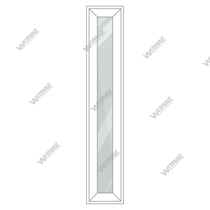 PVC skyltfönster i lager - PVC vertikalt skyltfönster (glas)